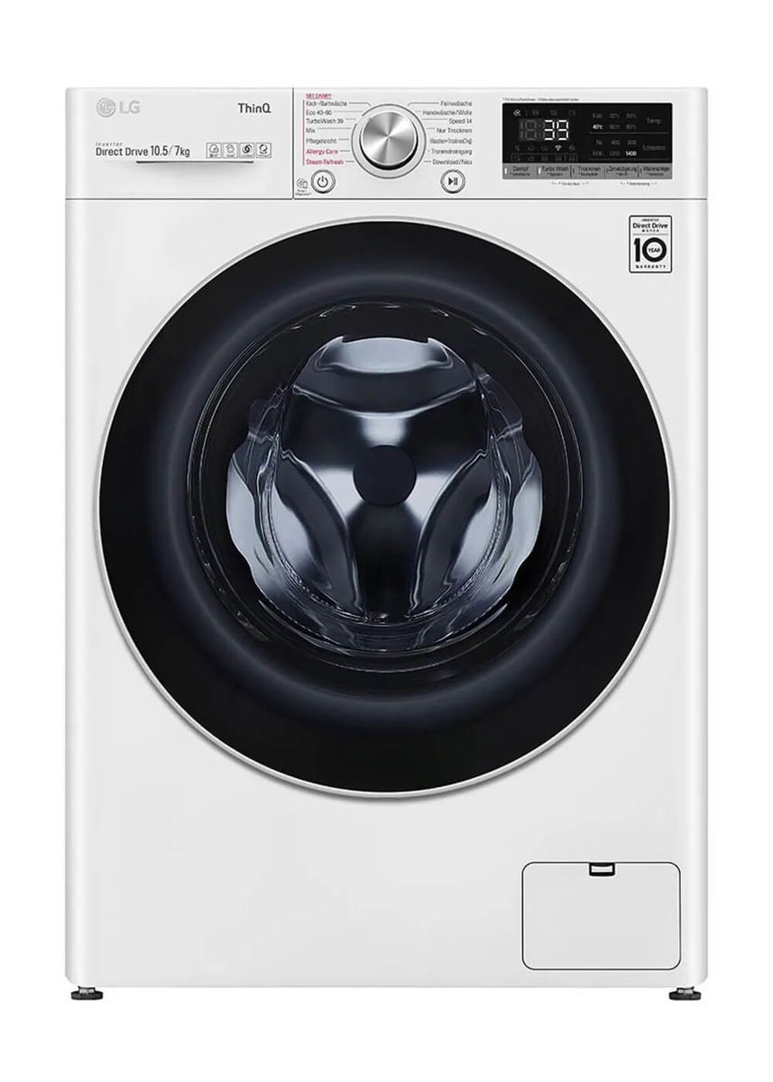 Image of LG V7WD107H2E Waschtrockner Kombigerät links bei nettoshop.ch