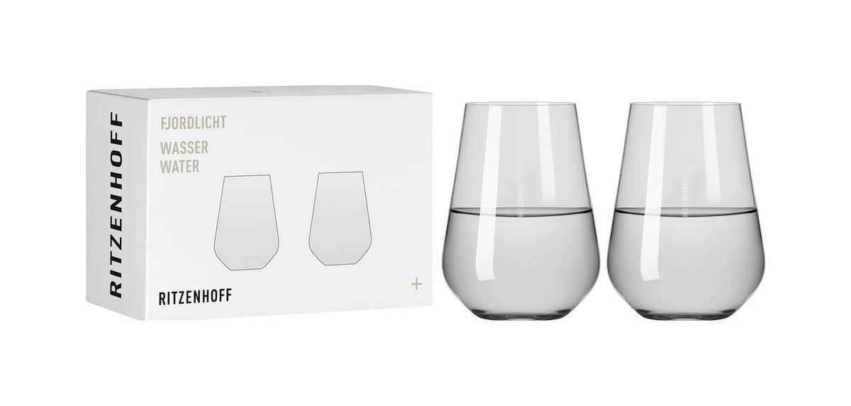Image of Ritzenhoff Fjordlicht no1 rose Wasserglas 2erSet bei nettoshop.ch