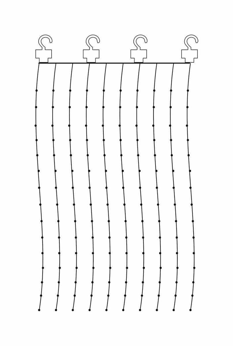 Image of Star Trading Dew Drop Lichtervorhang 2 Meter bei nettoshop.ch