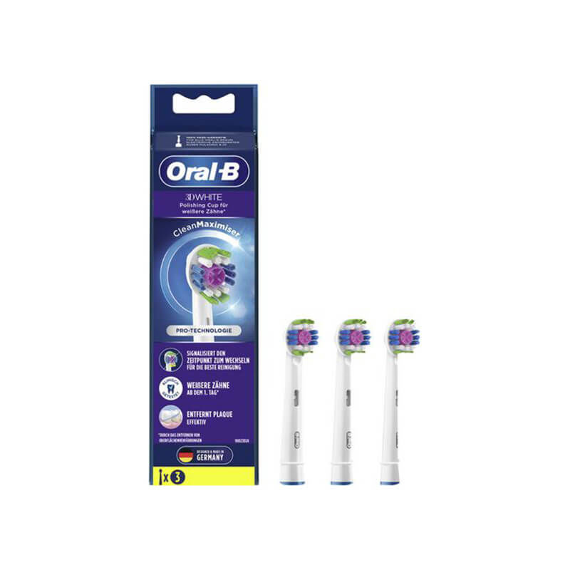 Image of Oral-B Clean 3D CleanMaximizer 3er Bürstenkopf bei nettoshop.ch
