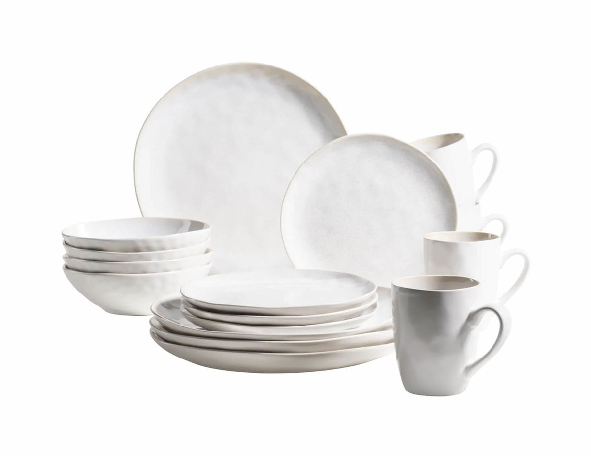 Image of Mäser Frozen Kombiservice 16-teilig weiss bei nettoshop.ch