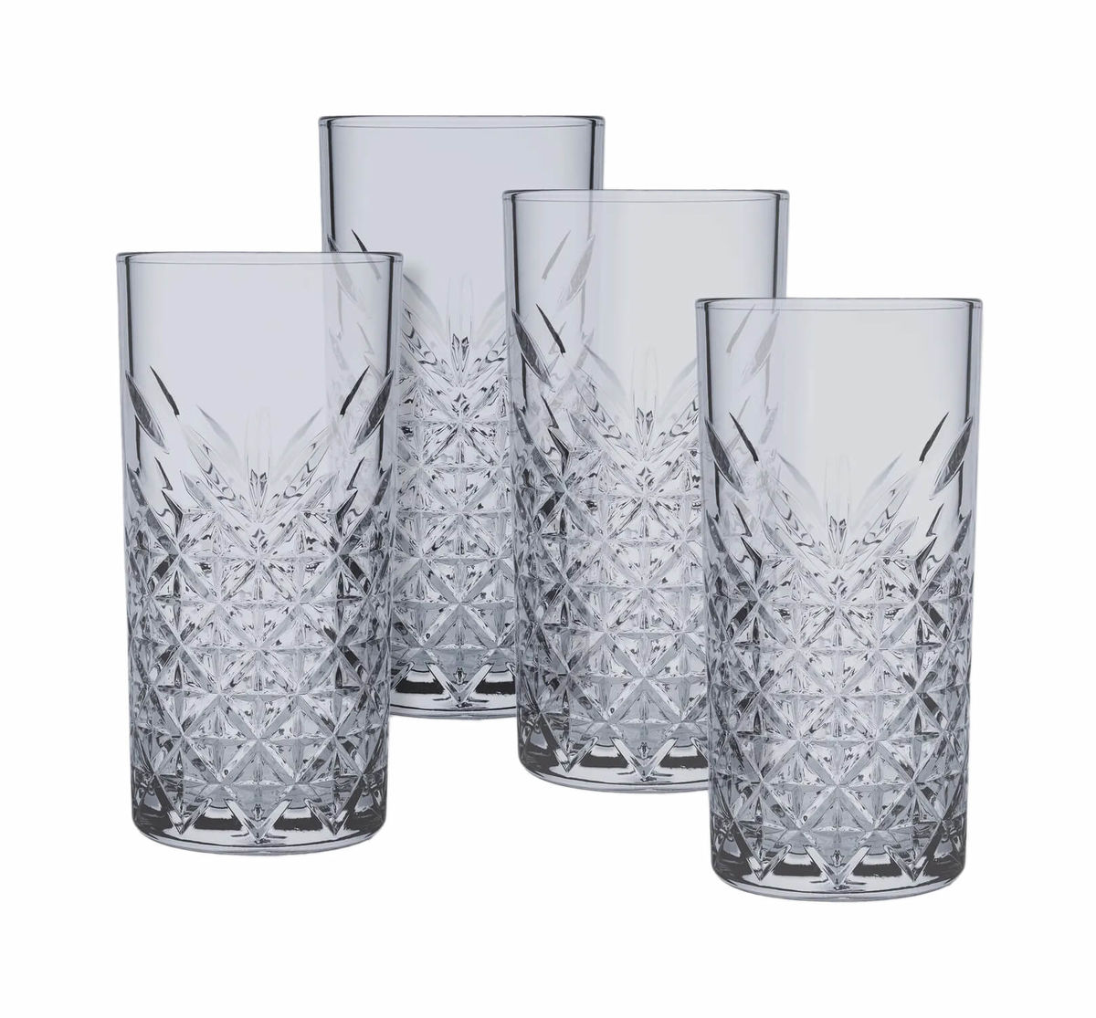 Image of Mäser Timeless Longdrink-Glas 450ml 4er Set farbig bei nettoshop.ch