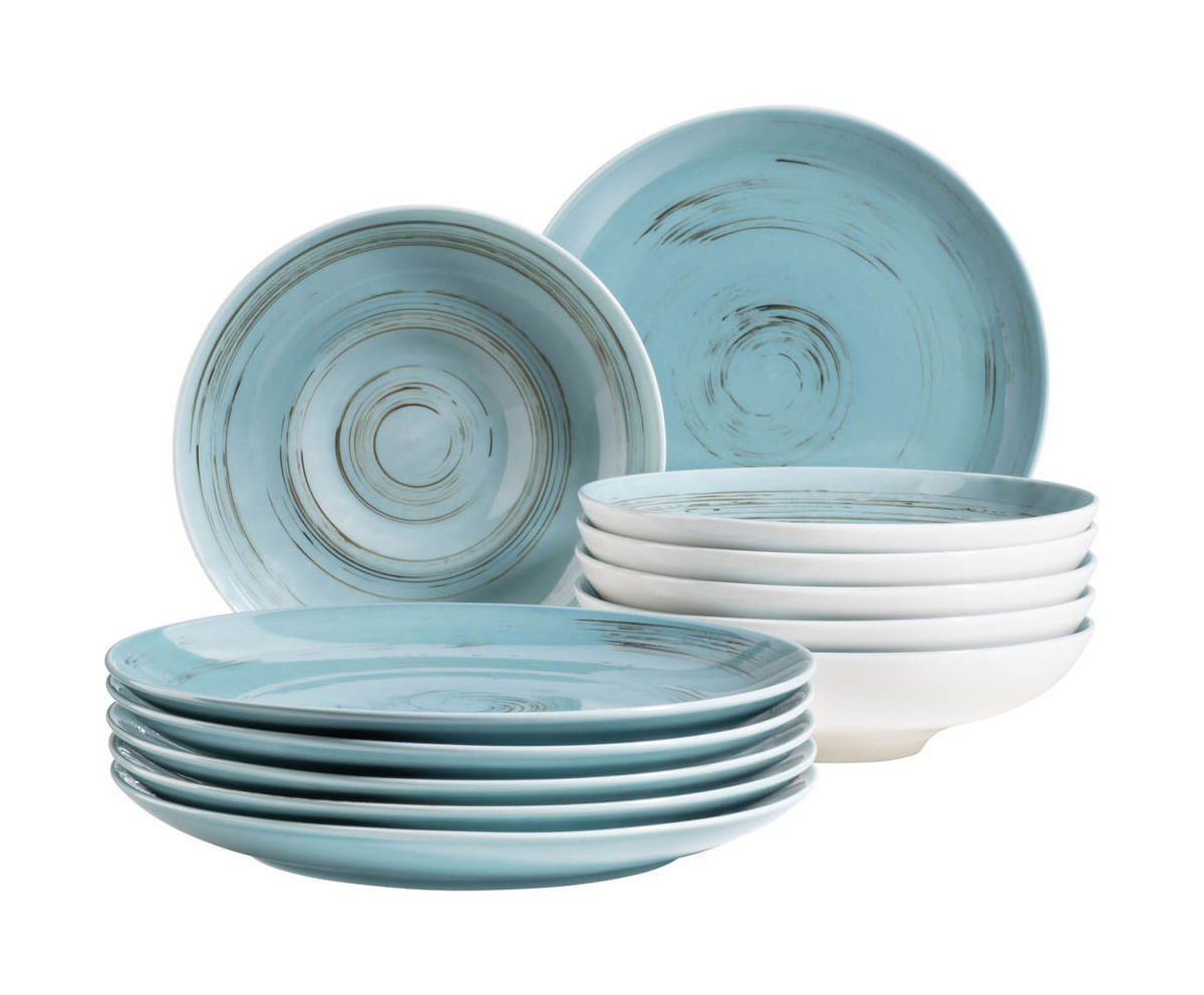 Image of Mäser Derby Tafelservice 12-teiliges blau bei nettoshop.ch