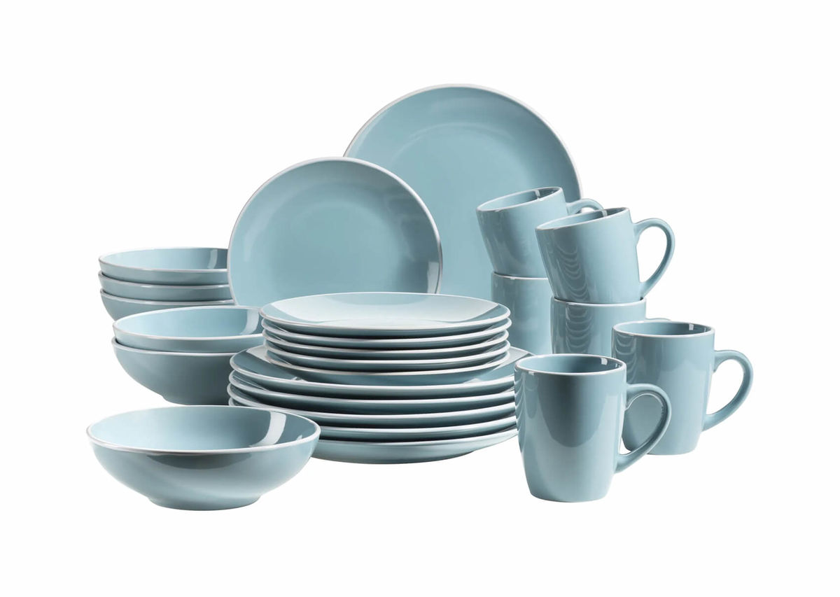 Image of Mäser Elissa Kombiservice 24-teilig türkis bei nettoshop.ch