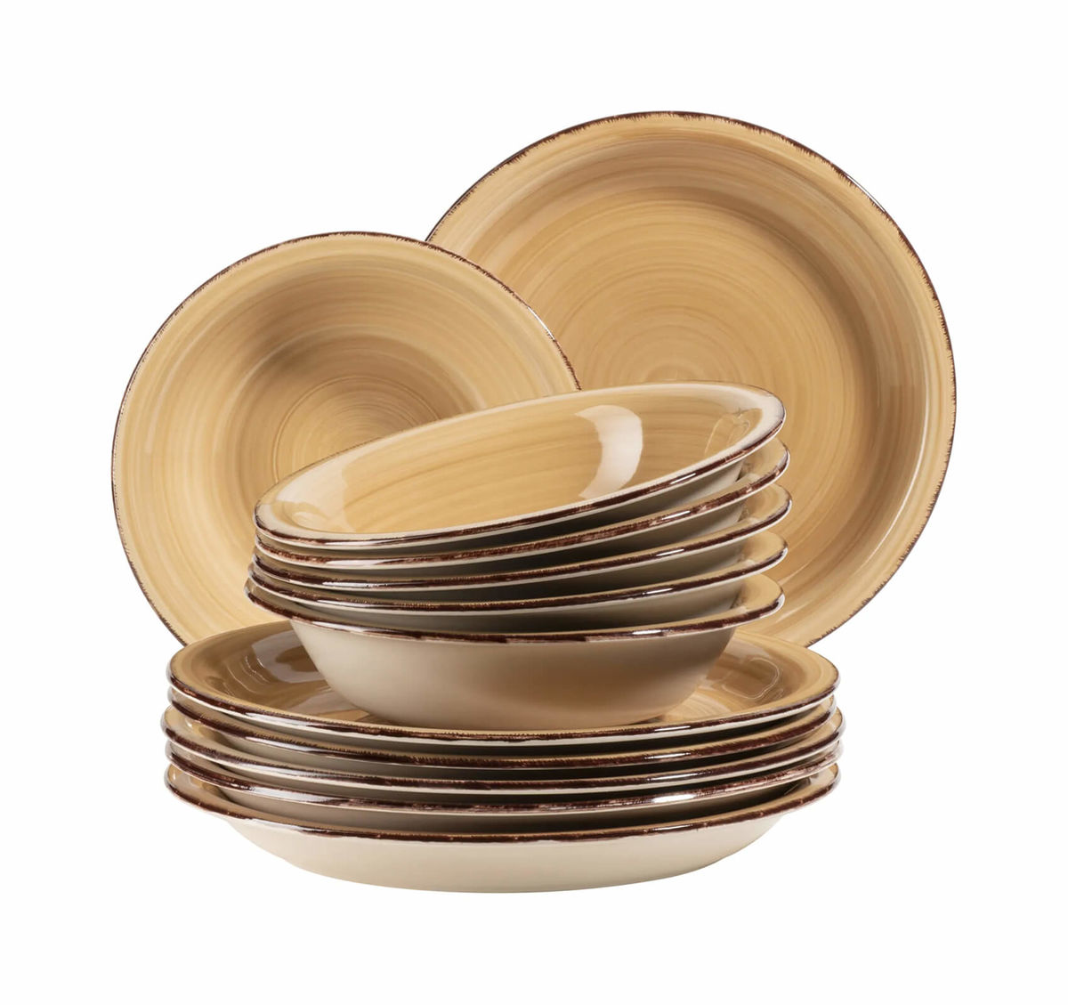 Image of Mäser Lumaca Tafelservice 12-teilig Teller-Set bei nettoshop.ch