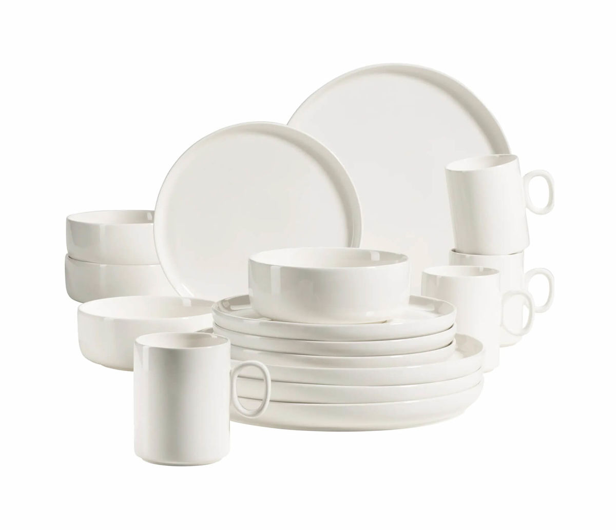 Image of Mäser Finaro Kombiservice 16-teilig weiss bei nettoshop.ch