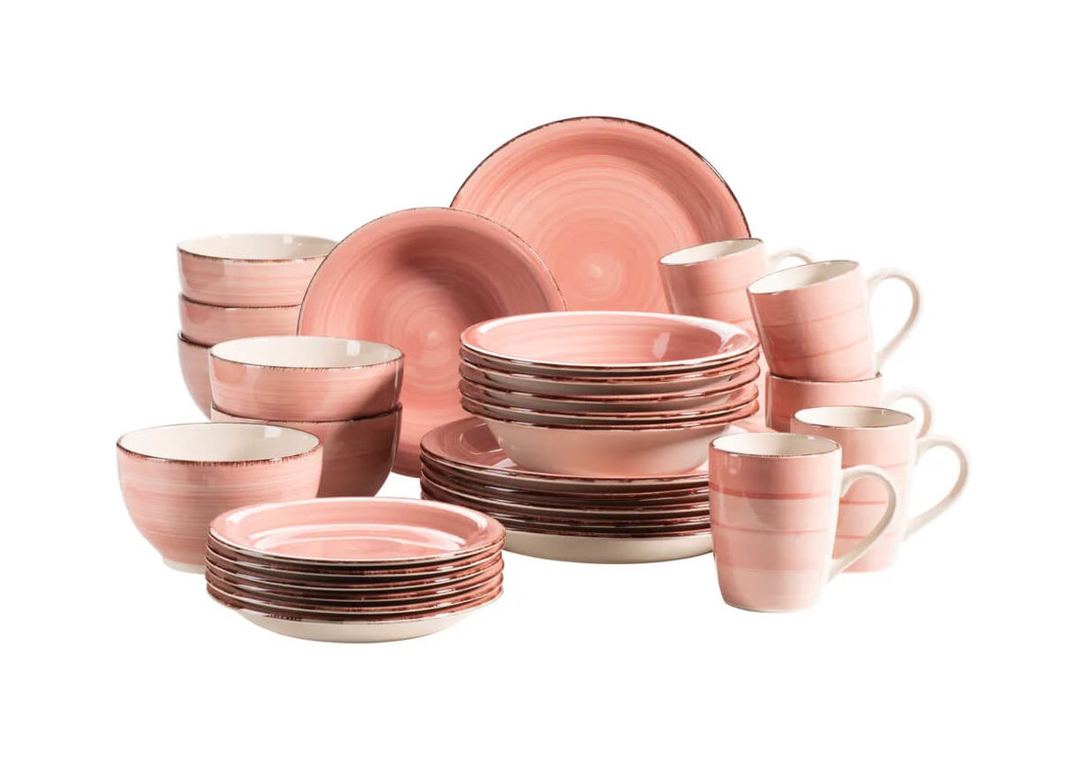 Image of Mäser Lumaca Kombiservice 30-teilig rosa bei nettoshop.ch
