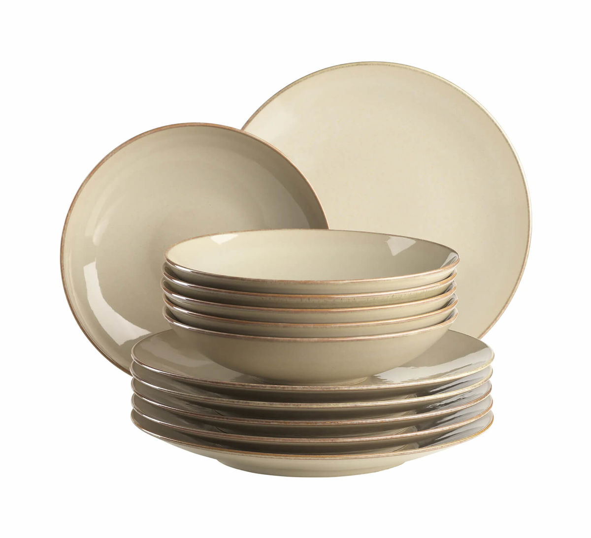 Image of Mäser Ossia Tafelservice 12-teiliges vintage beige bei nettoshop.ch