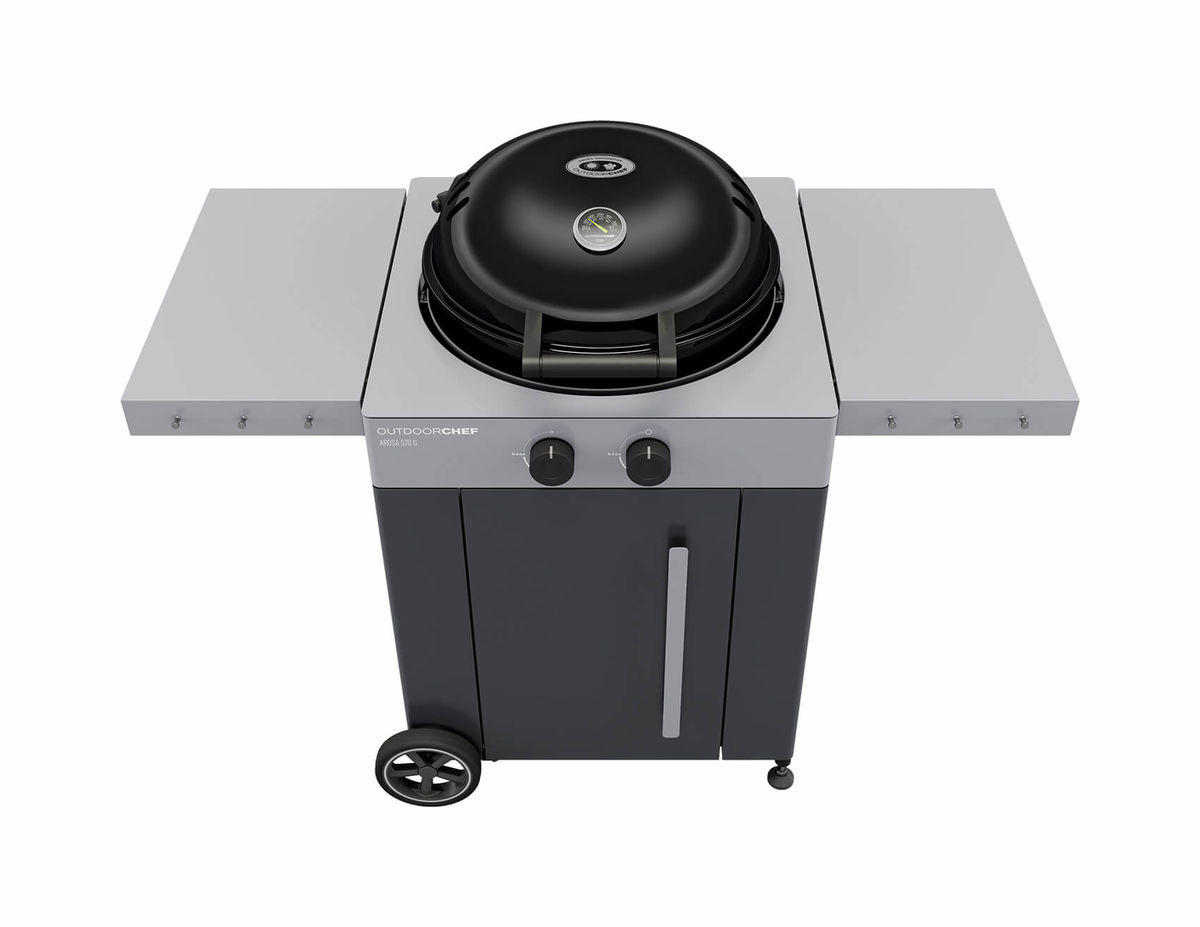 Image of OUTDOORCHEF AROSA 570 G Evo Grey Steel Grill bei nettoshop.ch