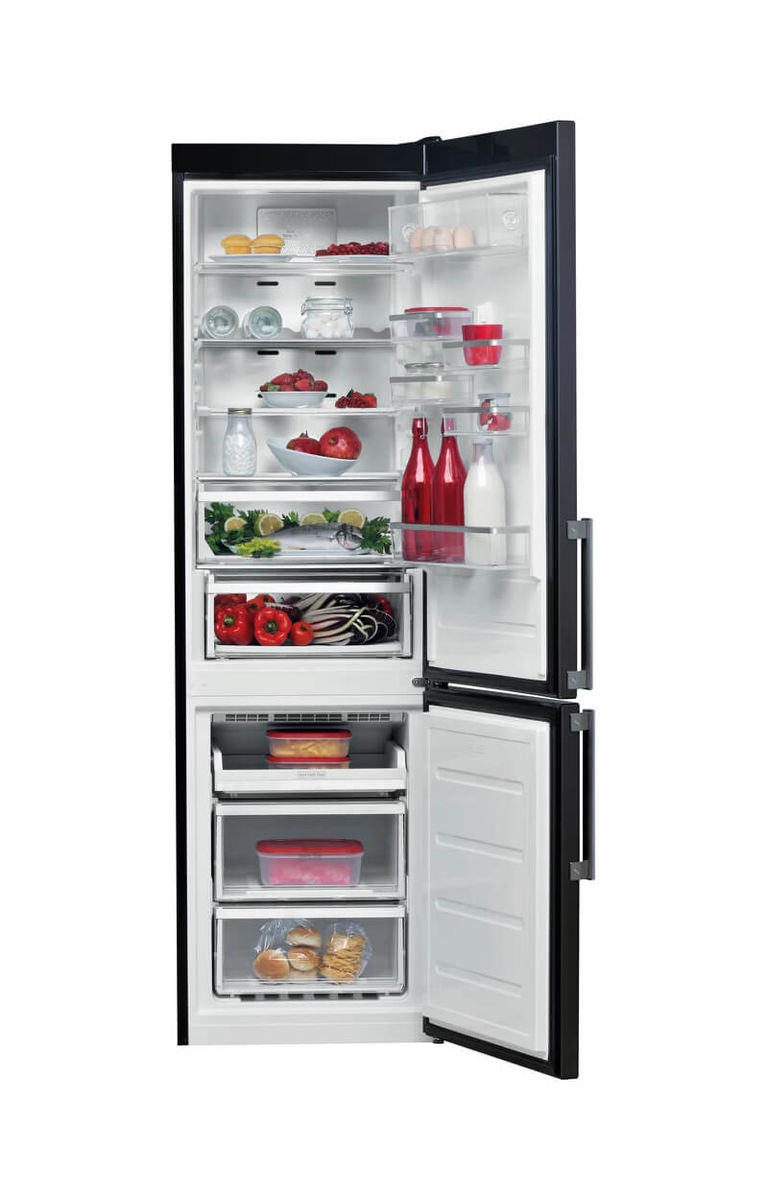 Image of Bauknecht KGDNF 20353 SX Kühlschrank Schwarz rechts bei nettoshop.ch