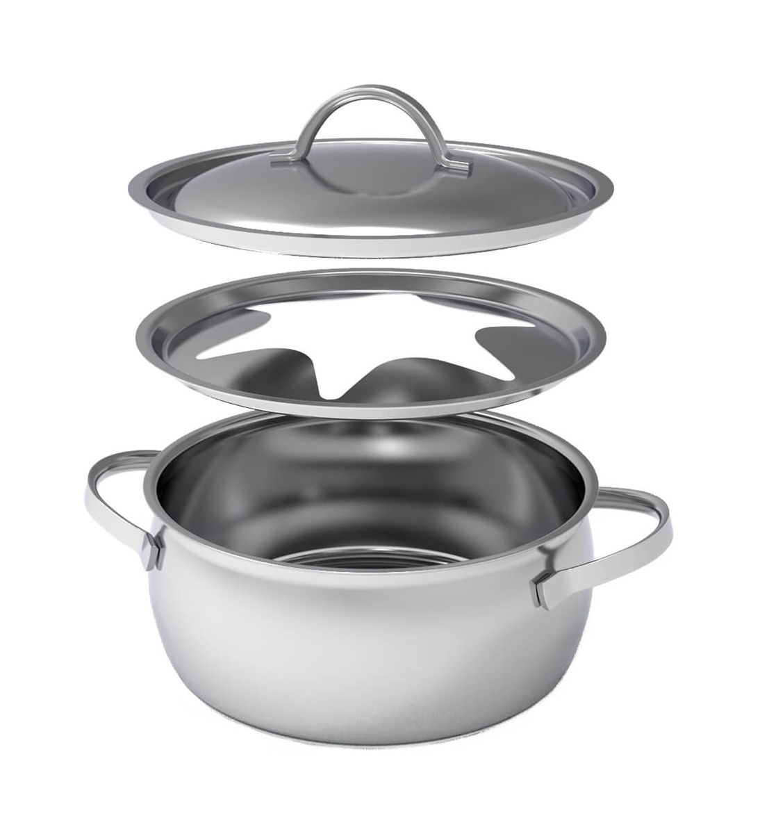 Image of Kisag Edelstahl Fonduetopf GSTAAD bei nettoshop.ch