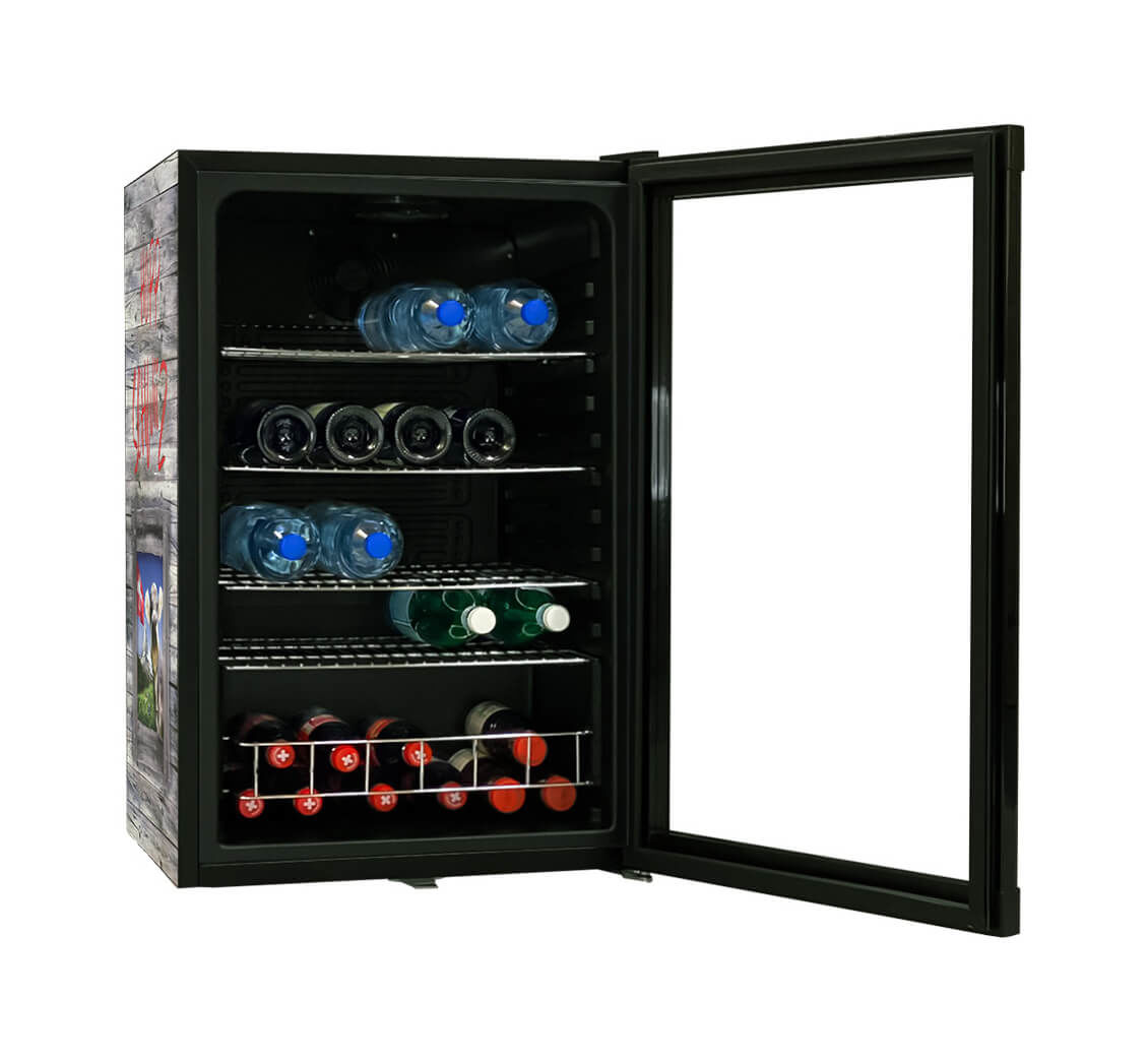 Image of Kibernetik GK130 Kühlschrank Hopp Schwiiz rechts bei nettoshop.ch