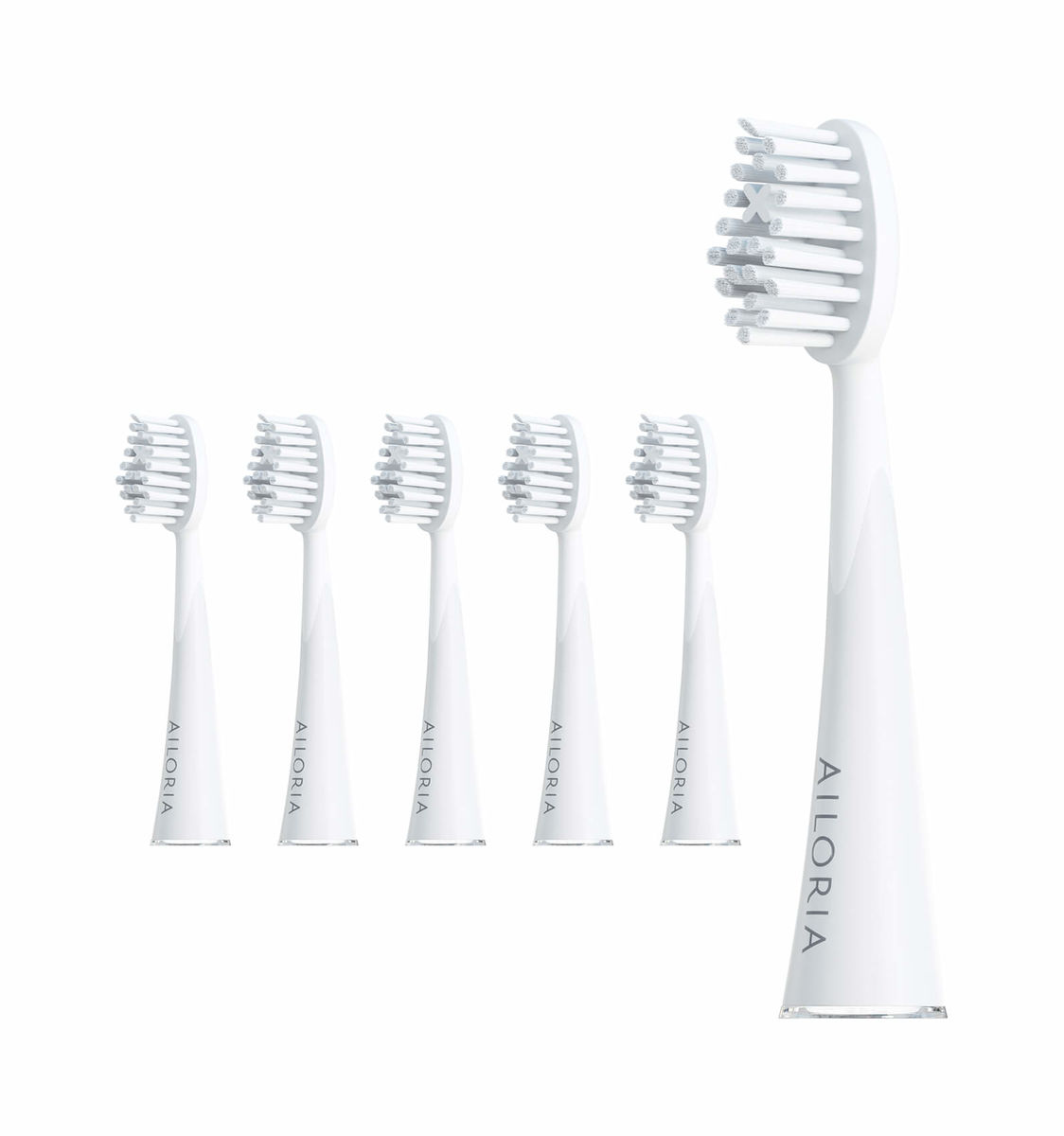 Image of Ailoria SHINE BRIGHT Extra Clean Ersatzbürstenköpfe 6er Set weiss bei nettoshop.ch
