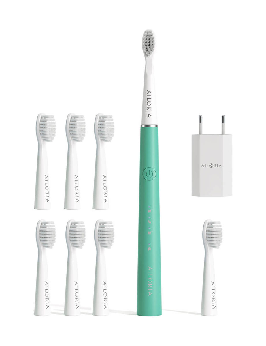 Image of Ailoria PRO SMILE SET USB-Schallzahnbürste Mint bei nettoshop.ch