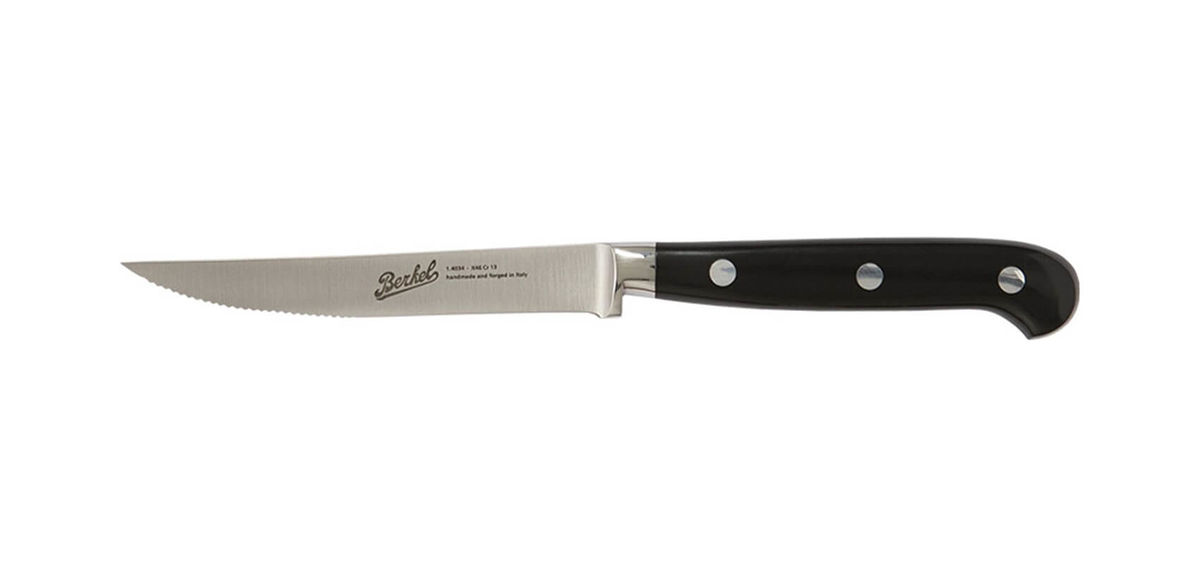 Image of Berkel Adhoc schwarz glänzend Steakmesser 11 cm mit Zacken bei nettoshop.ch