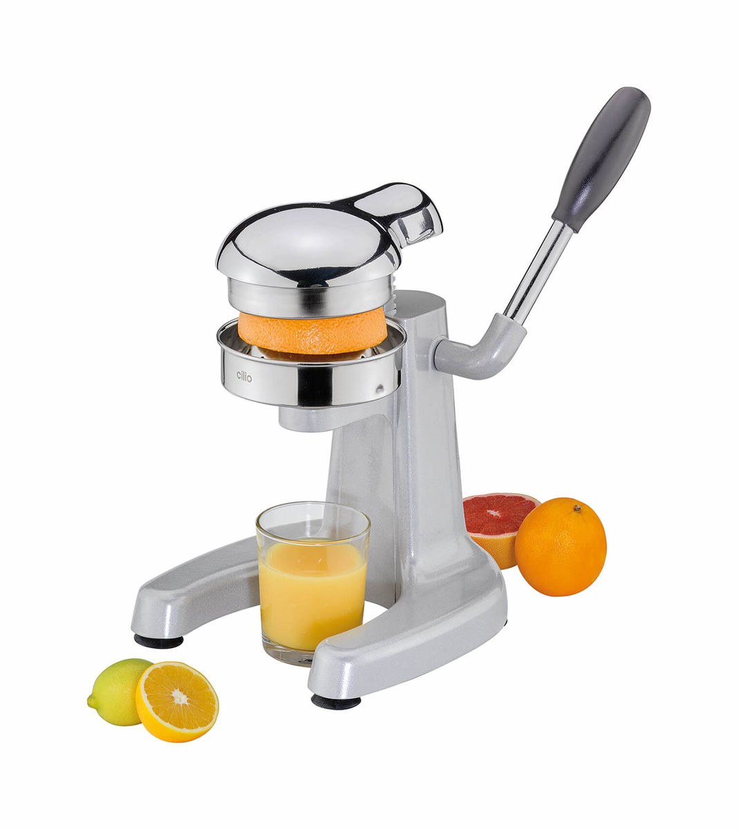 Image of Cilio Profi-Saftpresse POSITANO, silber bei nettoshop.ch