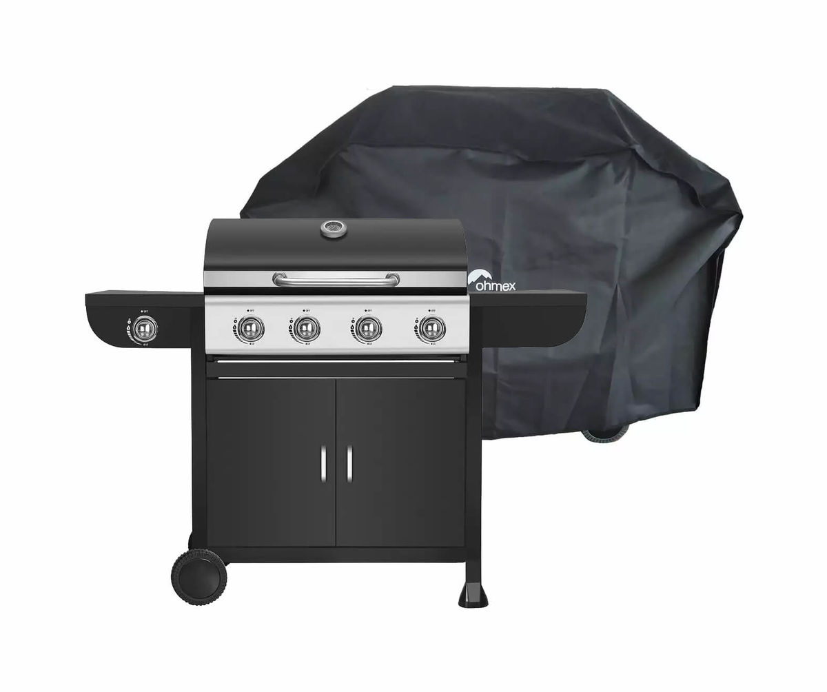 Image of Ohmex OHM-BBQ-4250SB Gas Grill inkl. Abdeckhaube bei nettoshop.ch
