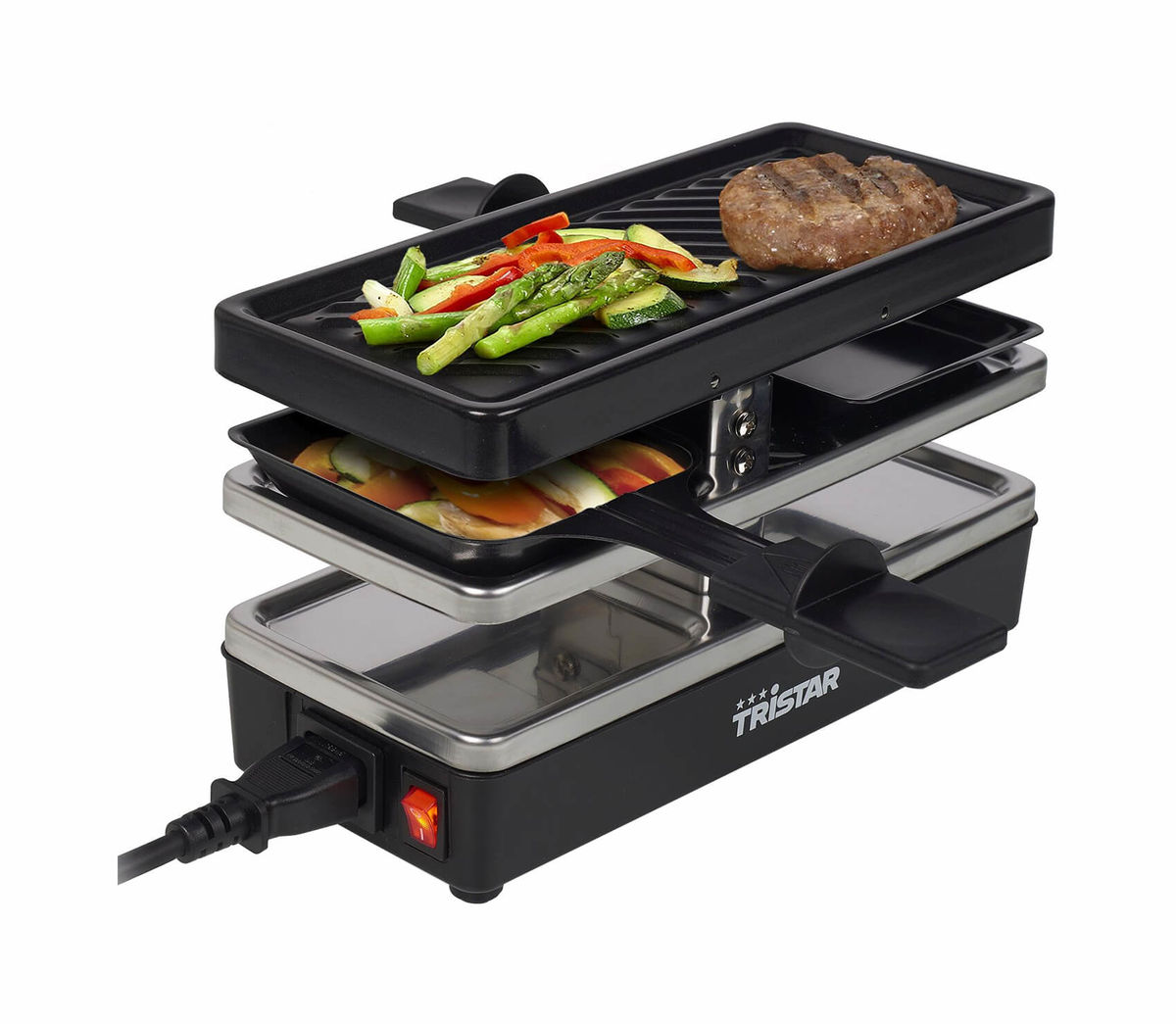 Image of Tristar 2 Pers. Anschlussfähiges Raclette-Set bei nettoshop.ch