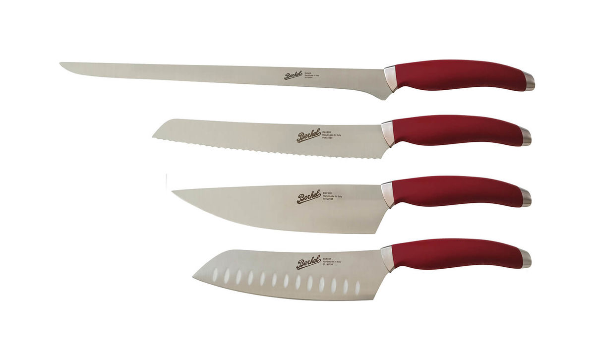 Image of Berkel Teknica Set mit 4 Messern Rot bei nettoshop.ch