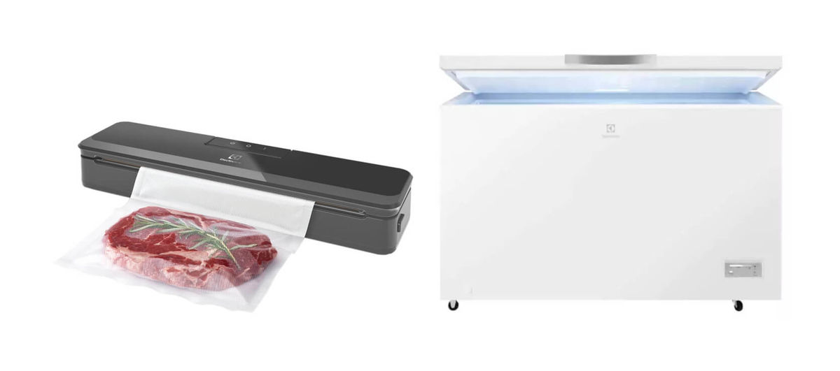 Image of Electrolux GT380 Gefriertruhe + Create E4VS1-4AG Vakuumiergerät bei nettoshop.ch