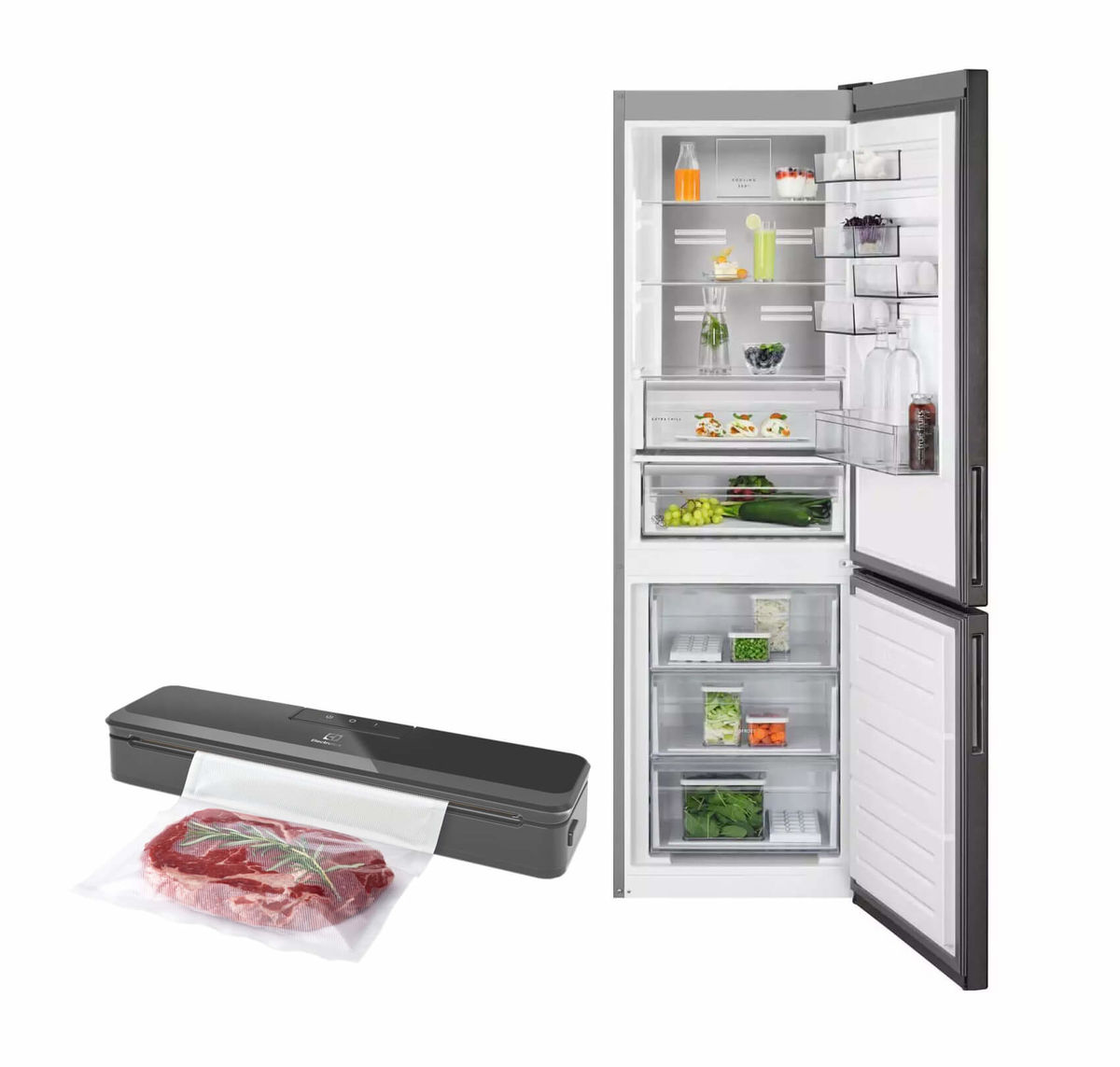 Image of Electrolux SB330NIMS Kühlschrank + Create E4VS1-4AG Vakuumiergerät bei nettoshop.ch