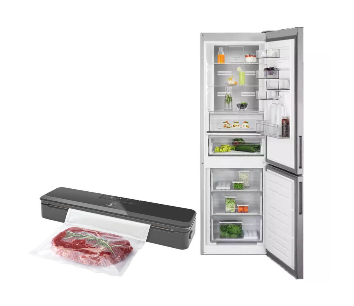 Image of Electrolux SB330NICN Kühlschrank + Create E4VS1-4AG Vakuumiergerät bei nettoshop.ch