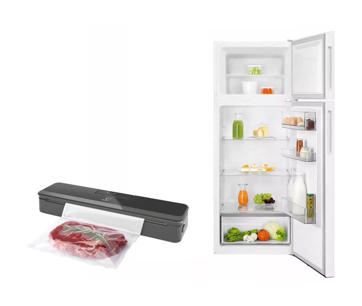 Image of Electrolux ST246F Kühlschrank + Create E4VS1-4AG Vakuumiergerät bei nettoshop.ch