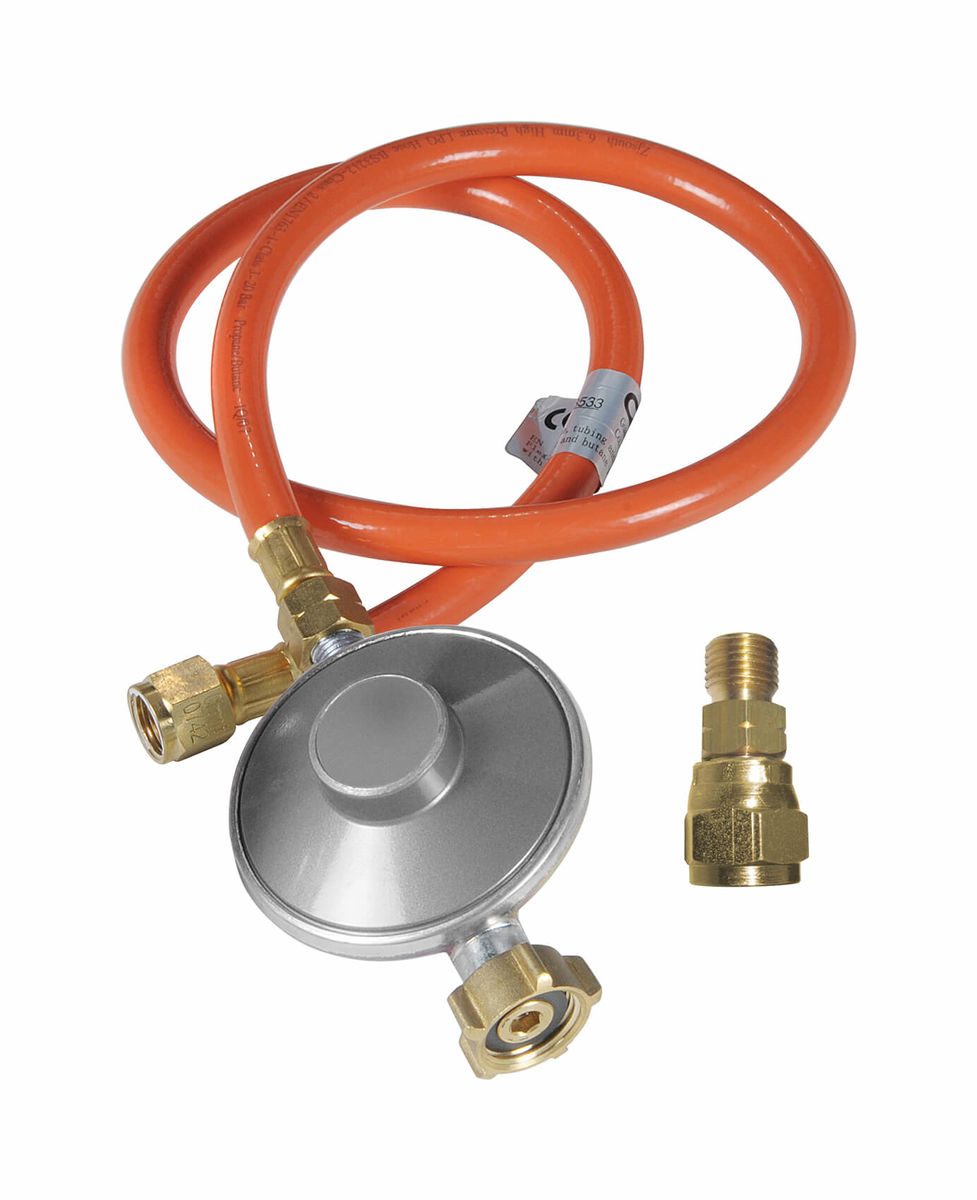 Image of OUTDOORCHEF Gasdruckregler mit Schlauch & Adapter CH, 50mBar bei nettoshop.ch