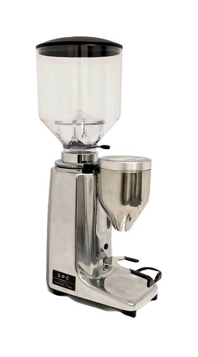 Image of SPC Elektronische Kaffeemühle Kegelmahlwerk aluminium bei nettoshop.ch