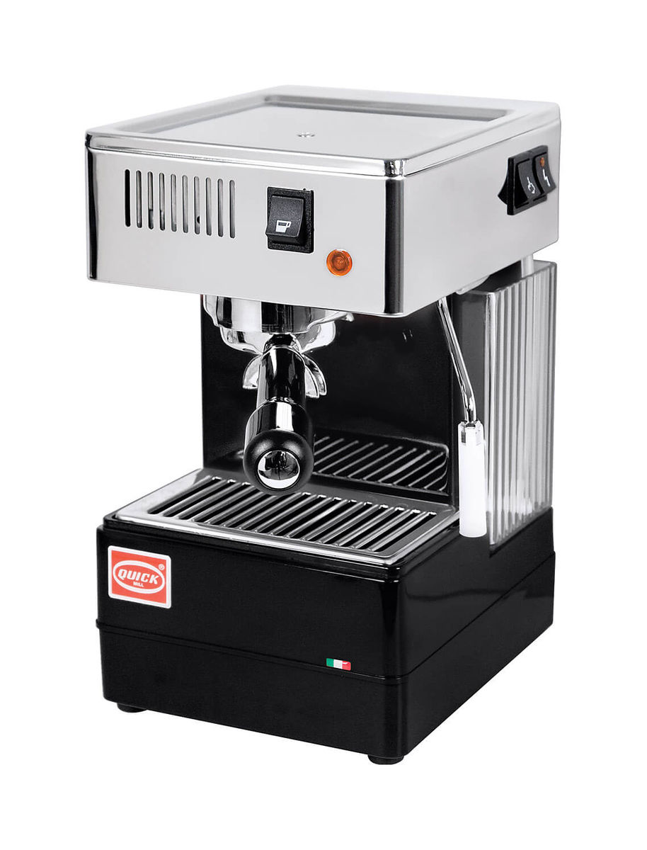 Image of Quick Mill 0820 Retro Siebträgermaschine schwarz bei nettoshop.ch