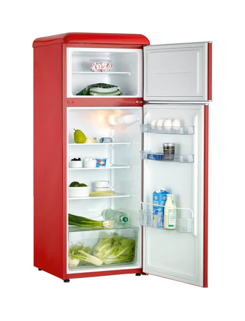 Image of Severin KS9955 Retro Kühlschrank rot rechts bei nettoshop.ch