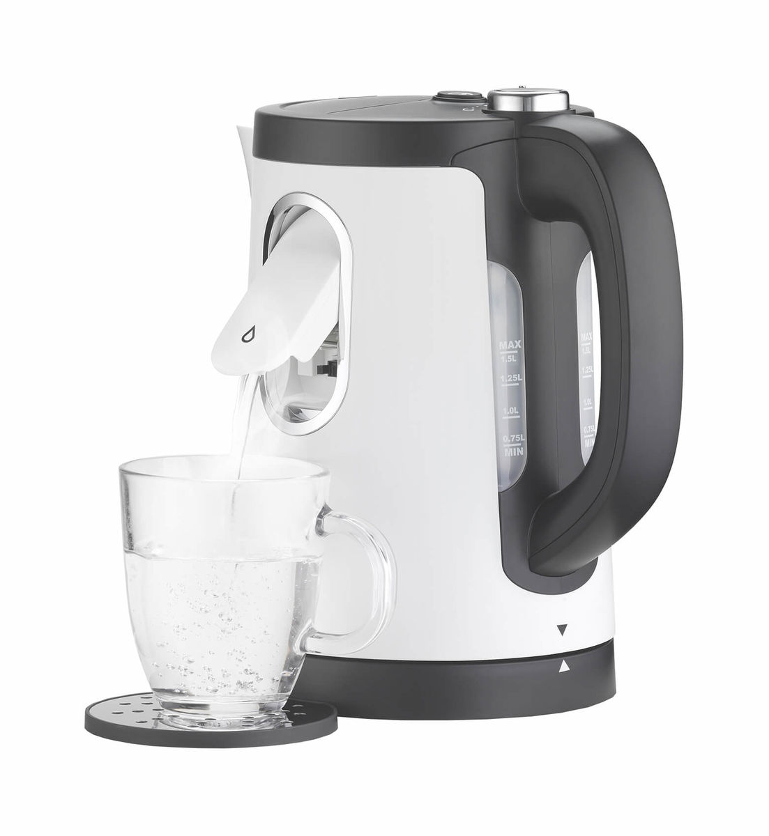 Image of Trisa "2-in-1 Perfect Cup" 1.5L Wasserkocher weiss bei nettoshop.ch