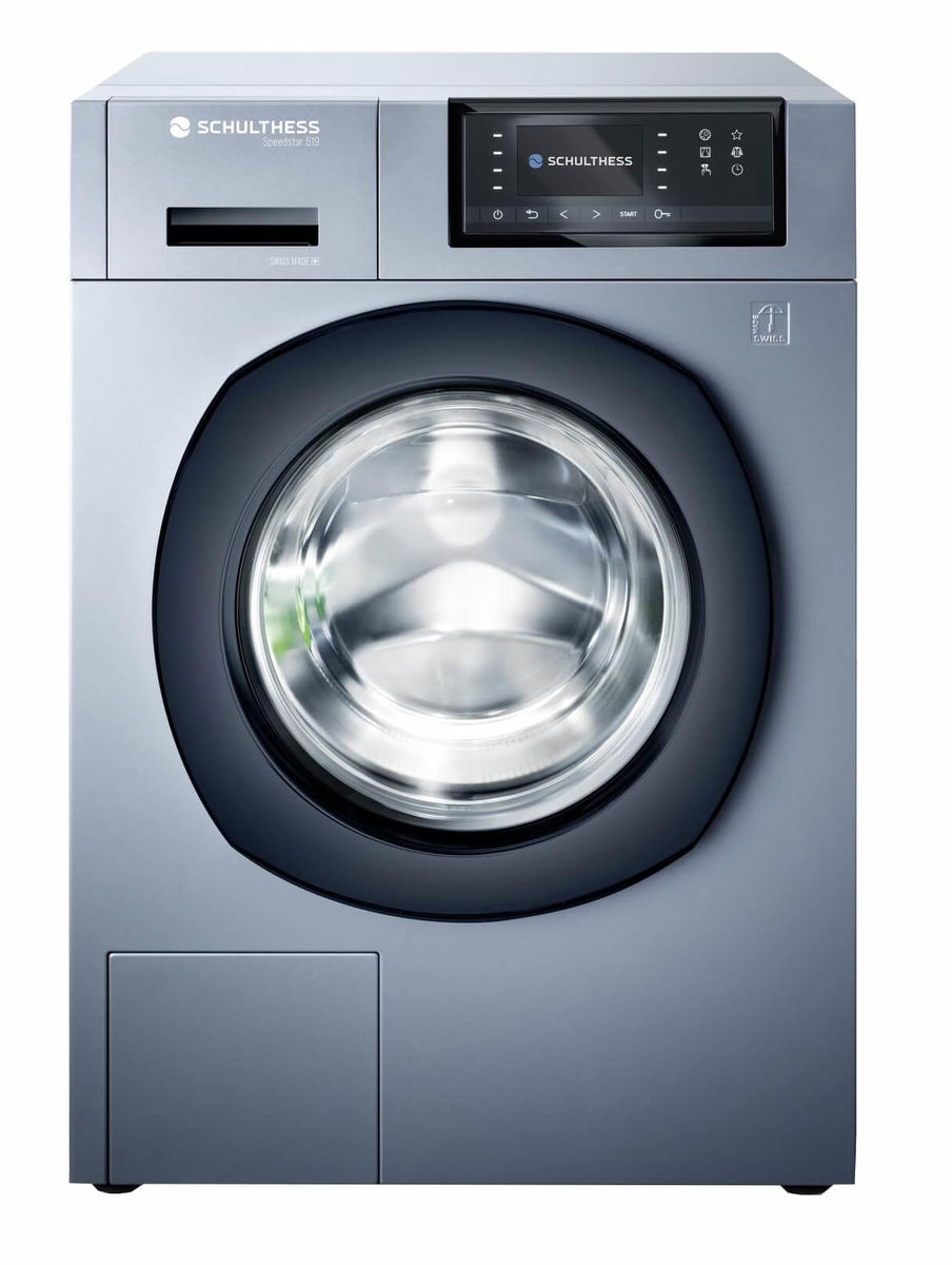 Image of Schulthess Speedstar 519 Waschmaschine Anthrazit rechts bei nettoshop.ch