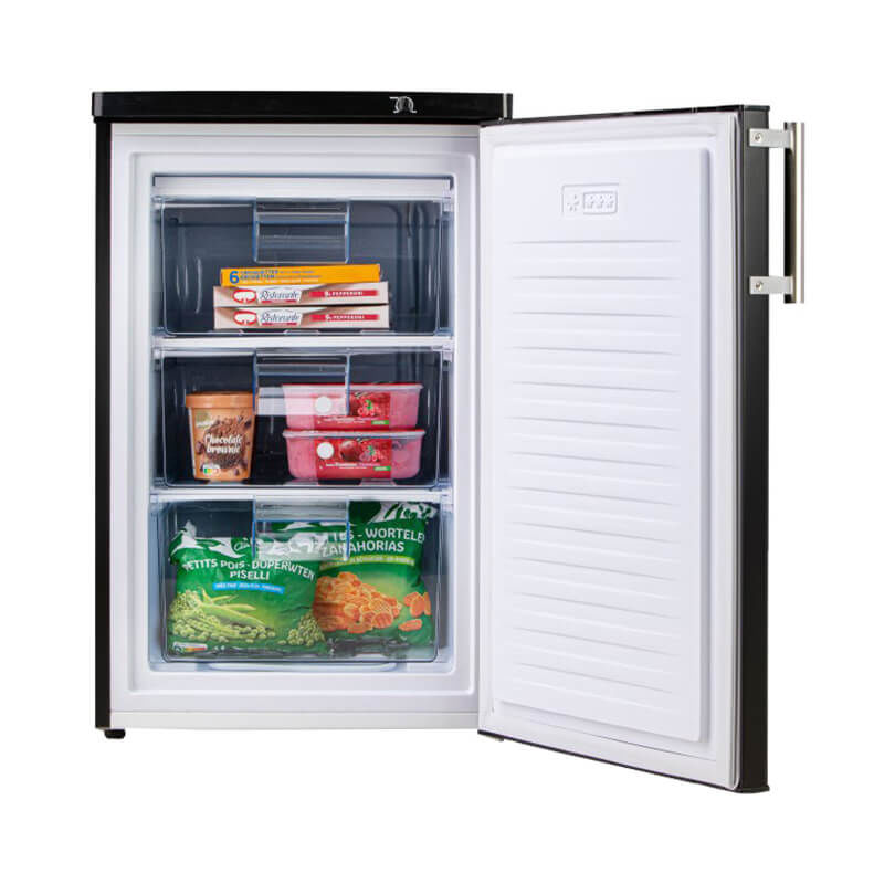 Image of DOMO DO91132F Gefrierschrank schwarz rechts bei nettoshop.ch