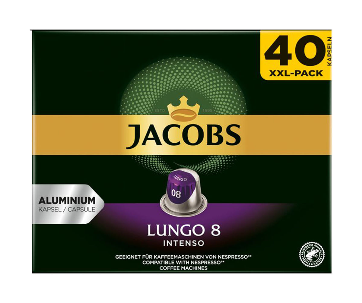 Image of Jacobs Lungo 8 Intenso Kapsel Big Pack 40 St. bei nettoshop.ch