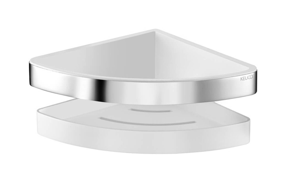 Image of Keuco Collection Moll Eckduschkorb chrom/weiss bei nettoshop.ch