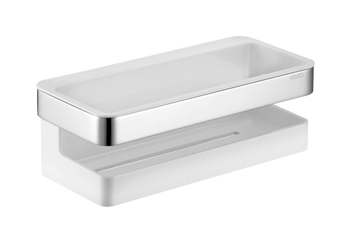 Image of Keuco Collection Moll Duschkorb verchromt/anthrazit bei nettoshop.ch