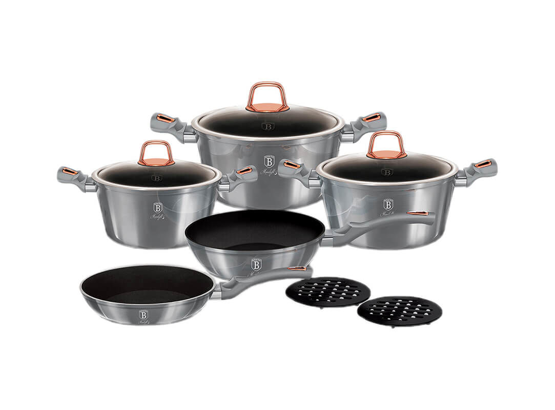 Image of Berlinger Haus Pfannenset Moonlight Collection 10 tlg. bei nettoshop.ch