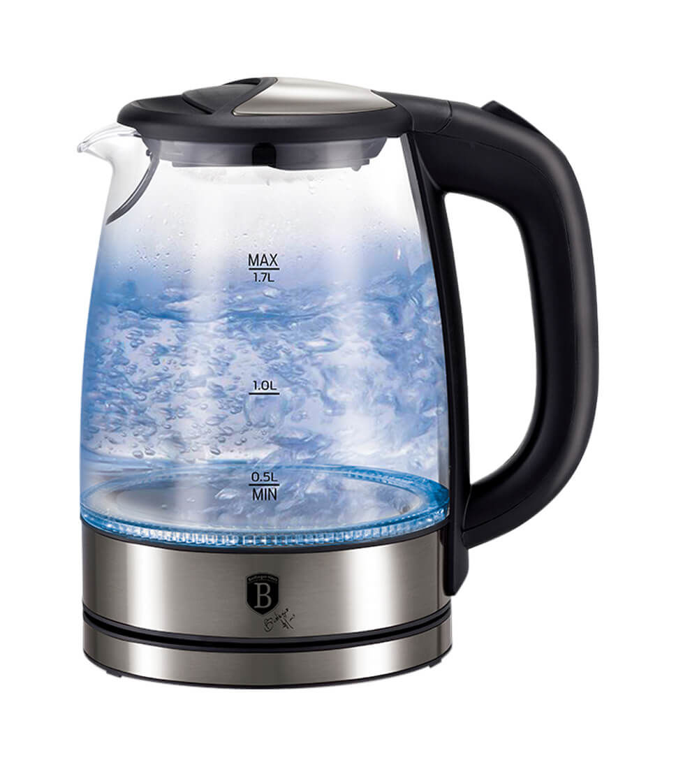 Image of Berlinger Haus Wasserkocher Glas 1.7L Chromstahl bei nettoshop.ch