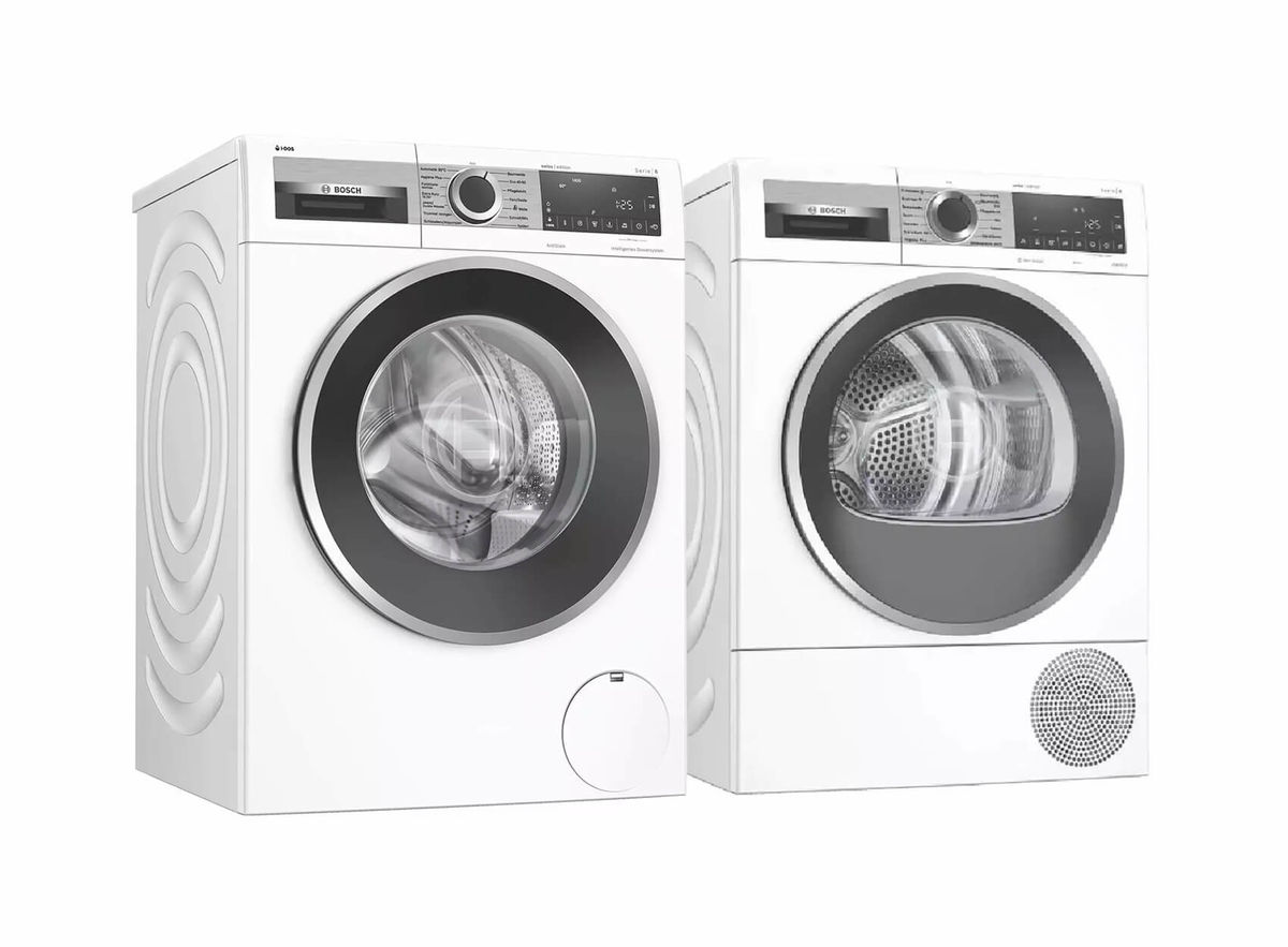 Image of Bosch WGG244A0CH Waschmaschine WQG233C0CH Tumbler bei nettoshop.ch