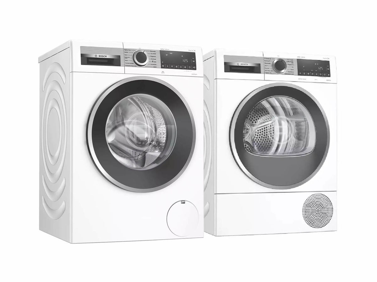 Image of Bosch WGG244H0CH Waschmaschine WQG233C0CH Tumbler bei nettoshop.ch