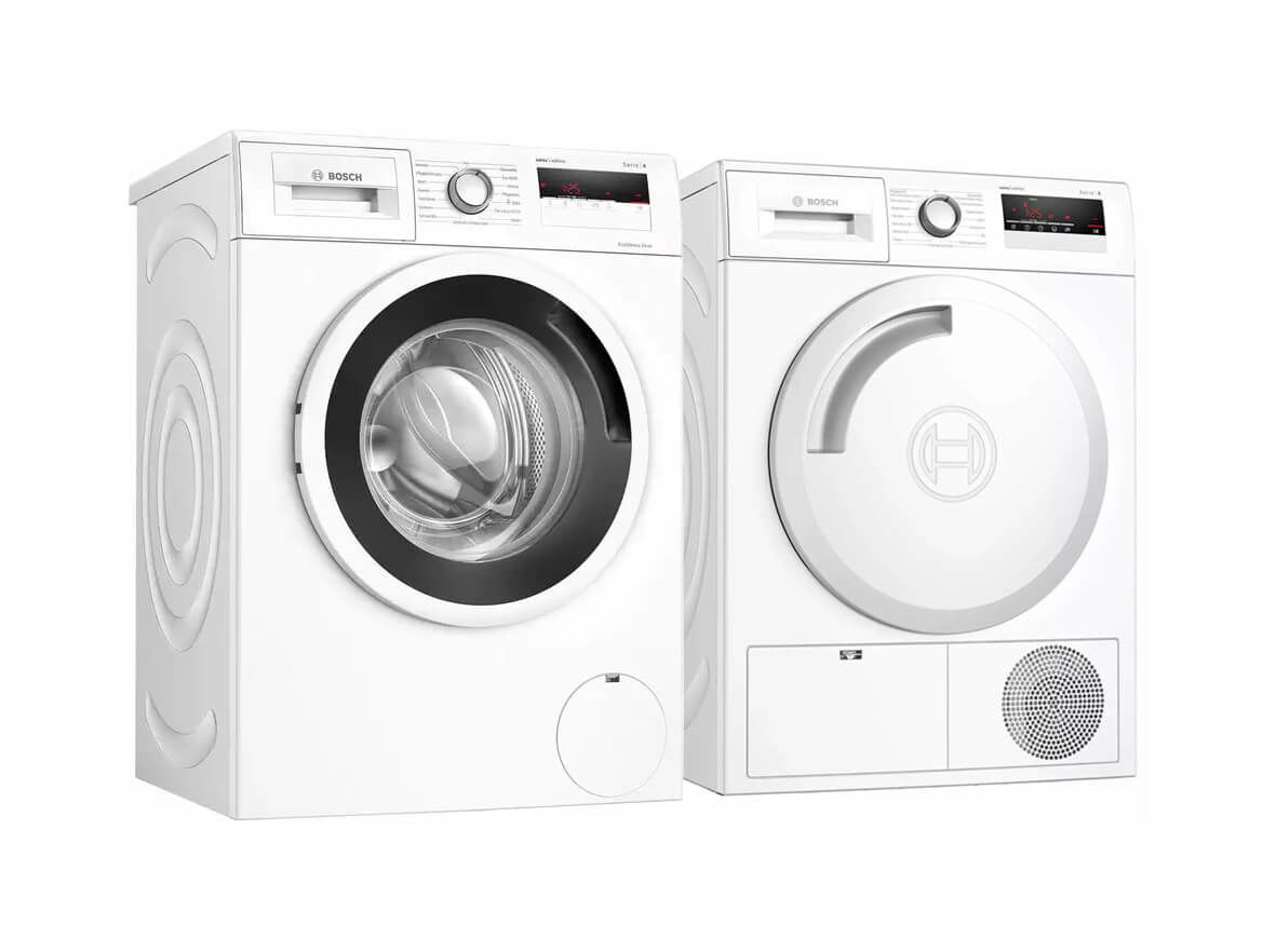 Image of Bosch WAN281A1CH Waschmaschine WTR83V52CH Tumbler bei nettoshop.ch