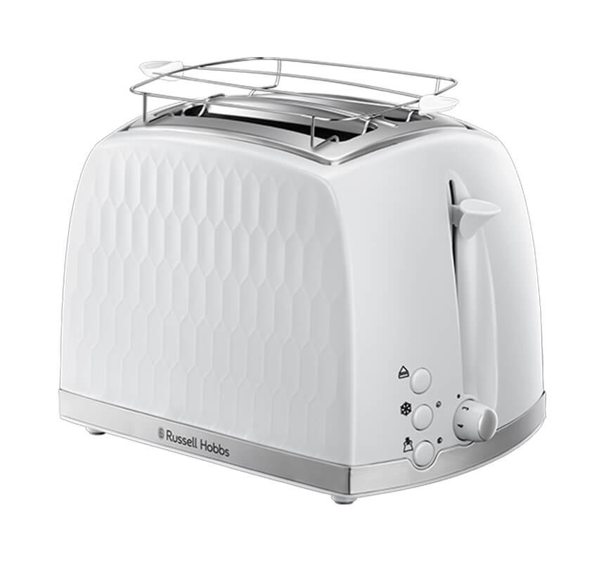 Image of Russell Hobbs Honeycomb White 26060-56 2S Toaster bei nettoshop.ch