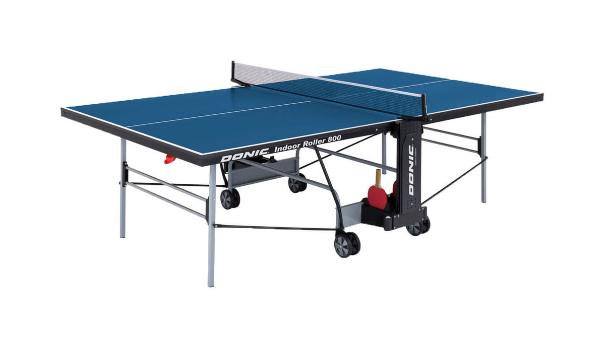 Image of DONIC Tischtennistisch Indoor Roller 800 blau bei nettoshop.ch