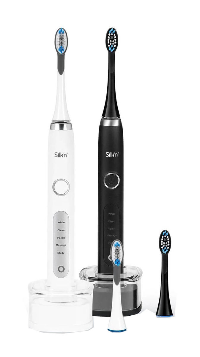 Image of Silk'n SonicSmile Zahnbürste DUO weiss/schwarz bei nettoshop.ch