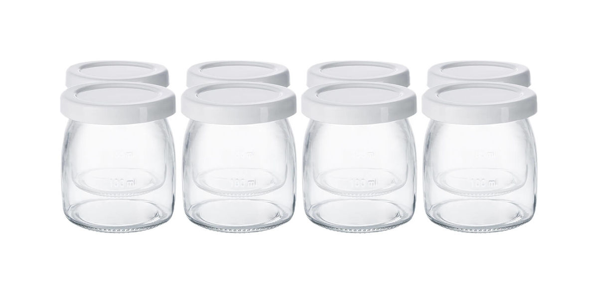Image of Steba Zubehör JM 3 8er-Set Glas-Joghurtbecher bei nettoshop.ch