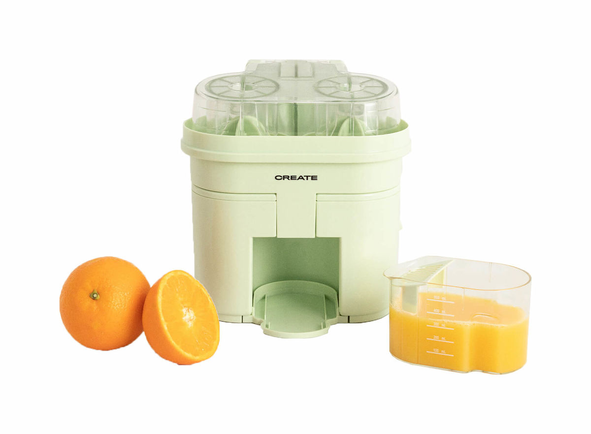 Image of CREATE JUICER DUAL Elektrischer Doppelentsafter 90W Pastellgrün bei nettoshop.ch