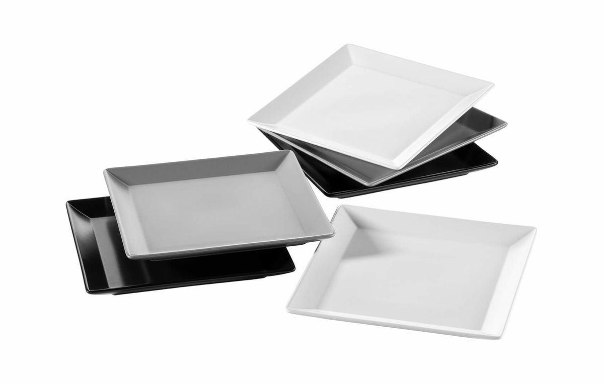 Image of Mäser 931459 Dessertteller-Set eckig für 6 Personen bei nettoshop.ch