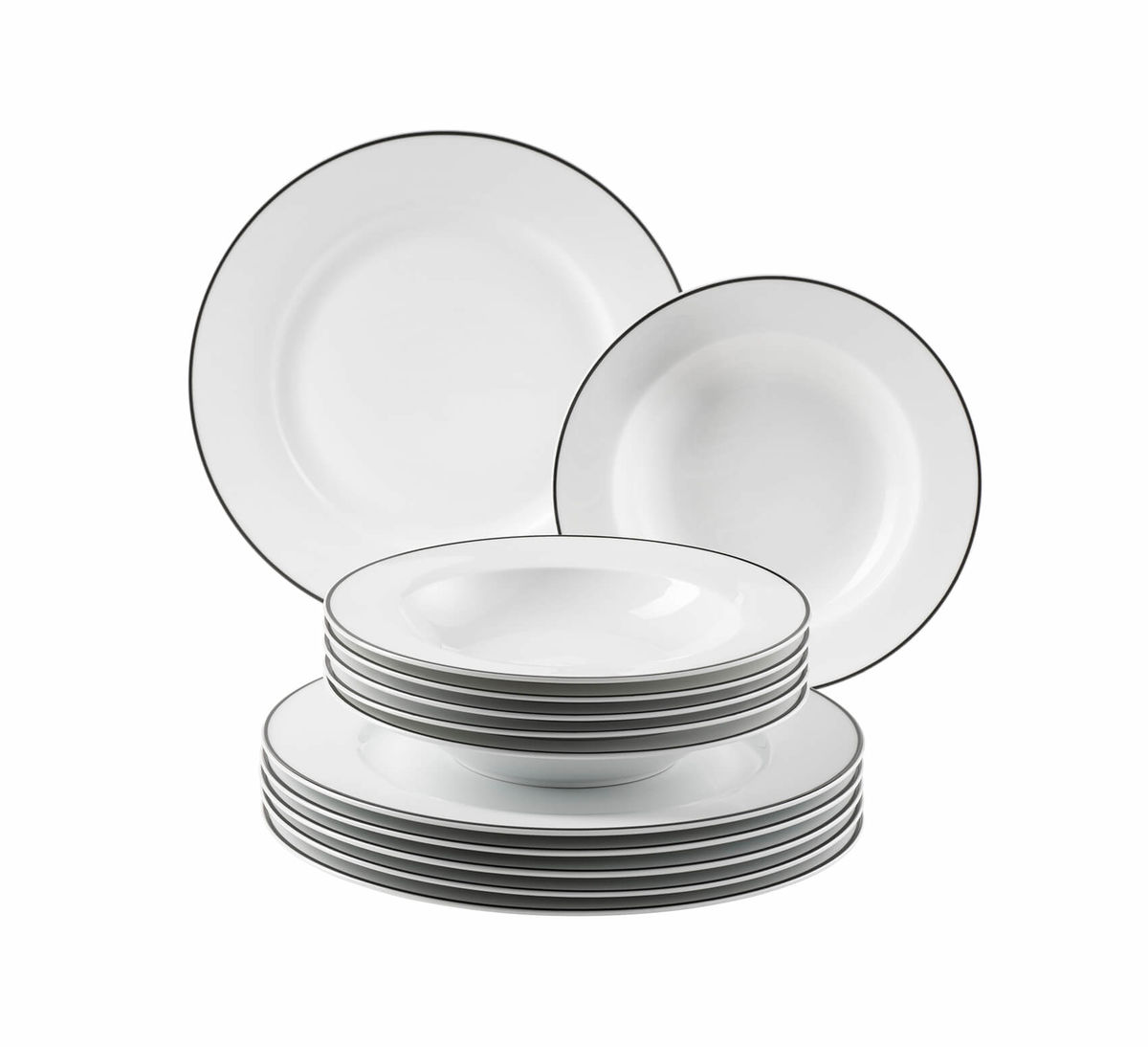 Image of Mäser 931936 12-teiliges Teller Set bei nettoshop.ch