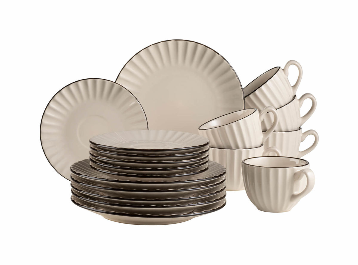 Image of Mäser 931968 18-teiliges Kaffeegeschirr Set Retro bei nettoshop.ch